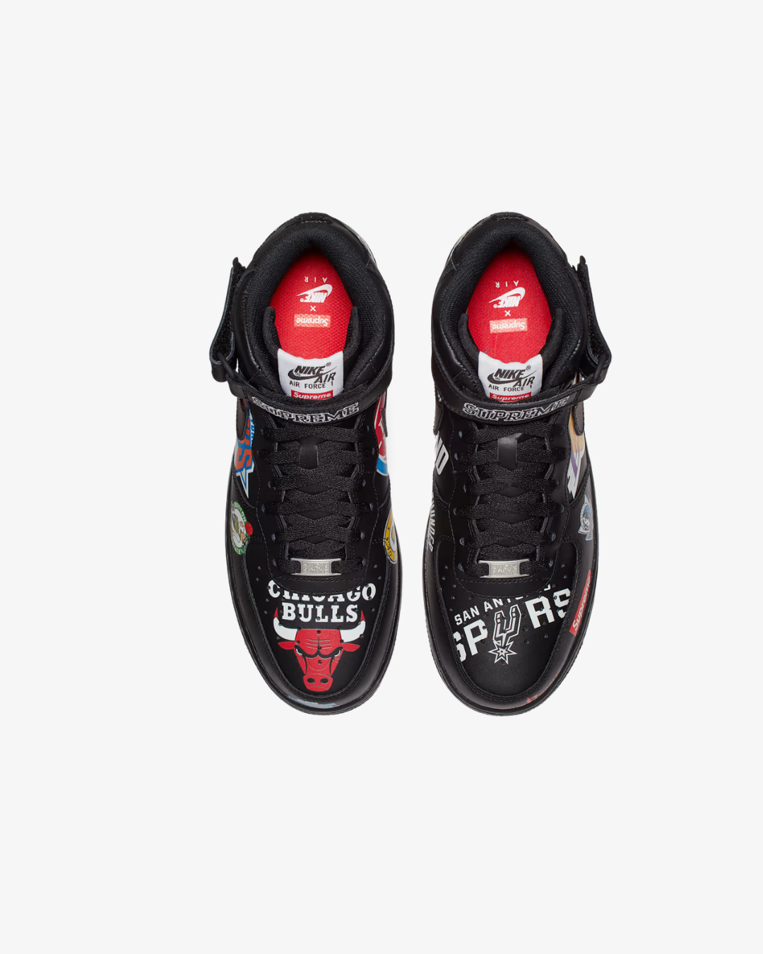 Nike Air Force 1 Mid Supreme NBA Black