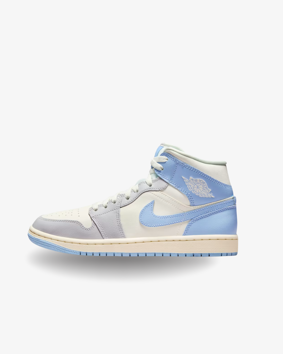 Nike Wmns Jordan 1 Mid 'Psychic Blue Sail Coconut Milk'