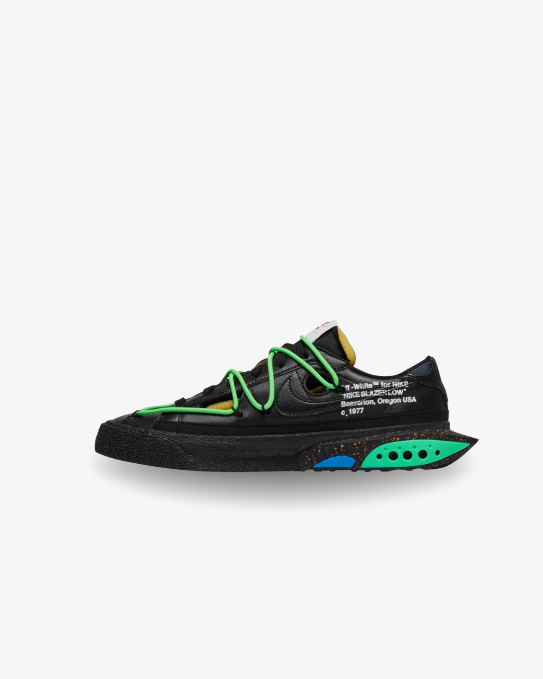 Nike Blazer Low Off-White Black Electro Green