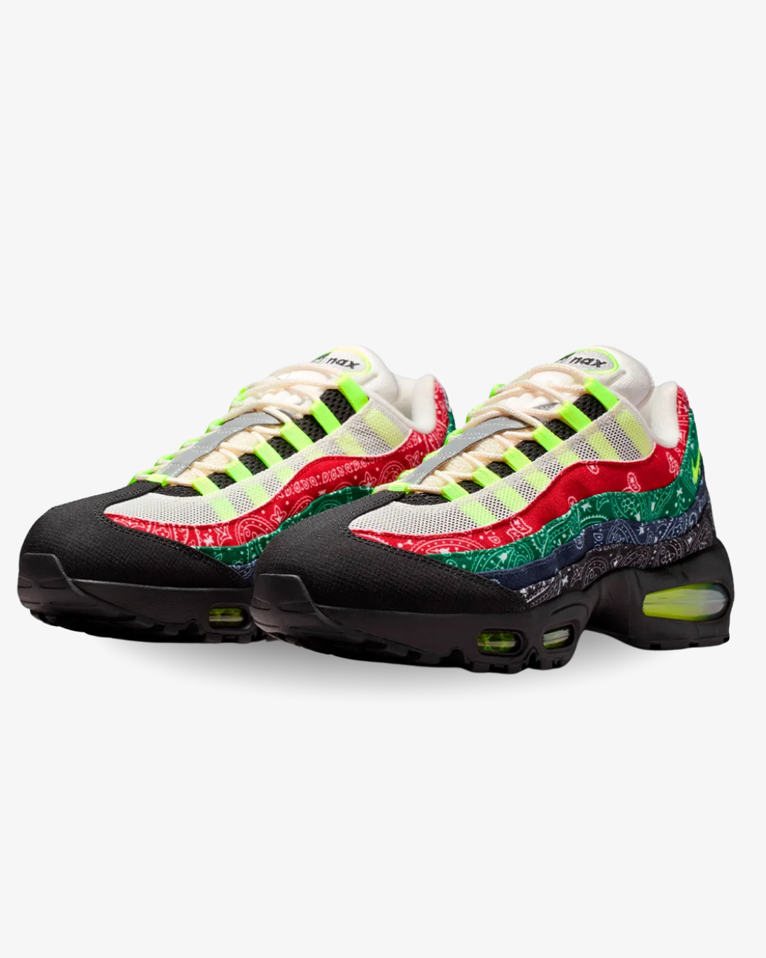 Nike Air Max 95 OG Big Bubble Neon Paisley Bandana