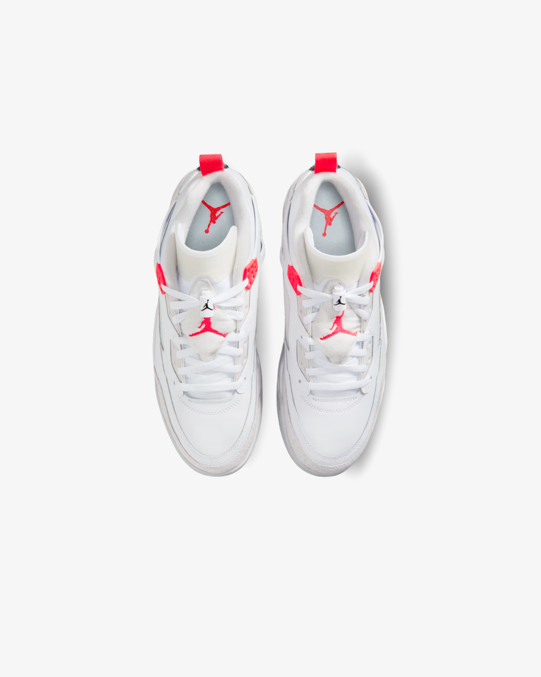 NIKE   Jordan Spizike Low White Bright Crimson