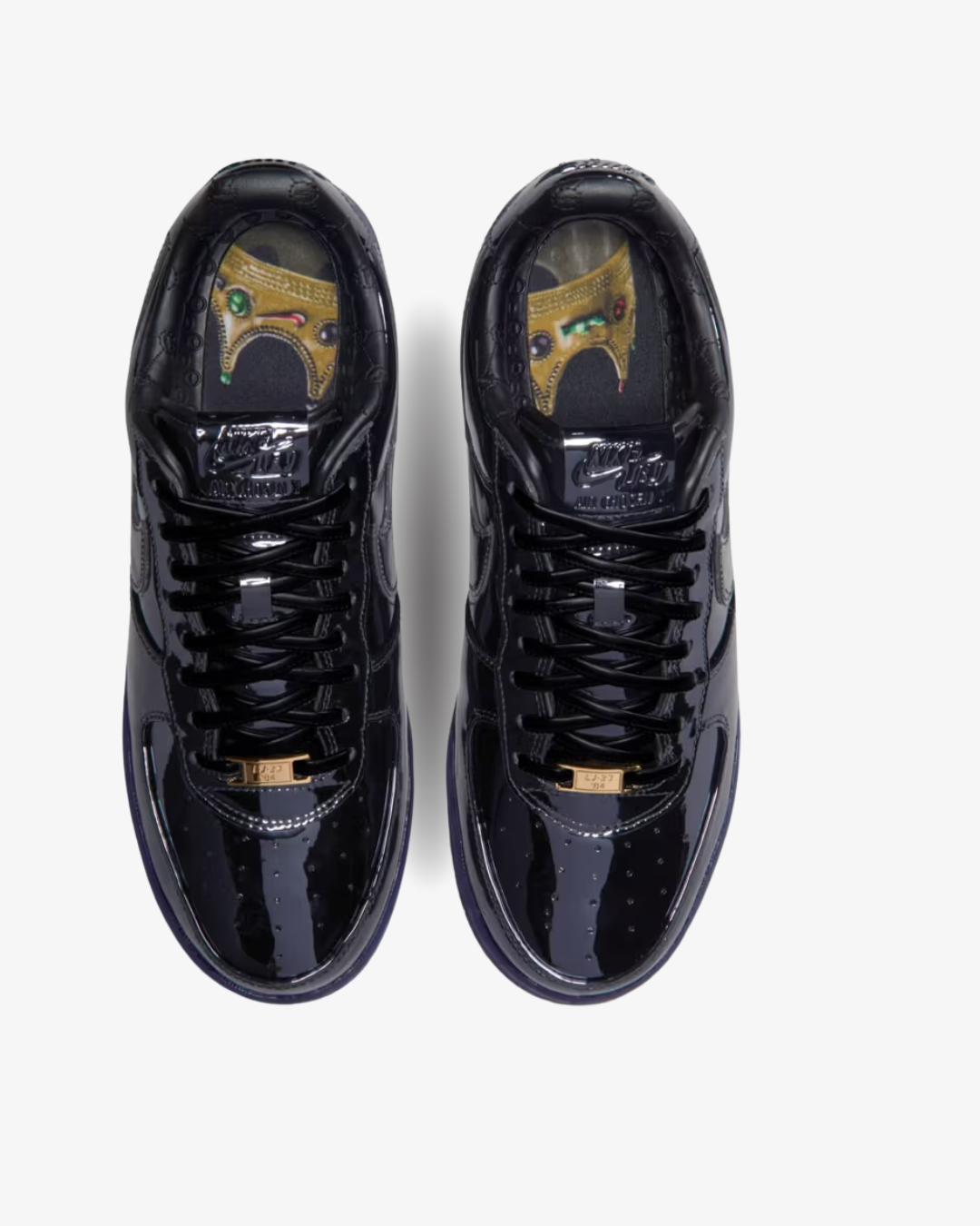 Nike Air Force 1 Low LeBron James Black Patent