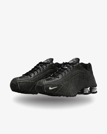 Nike Shox R4 'Black Distressed Leather'