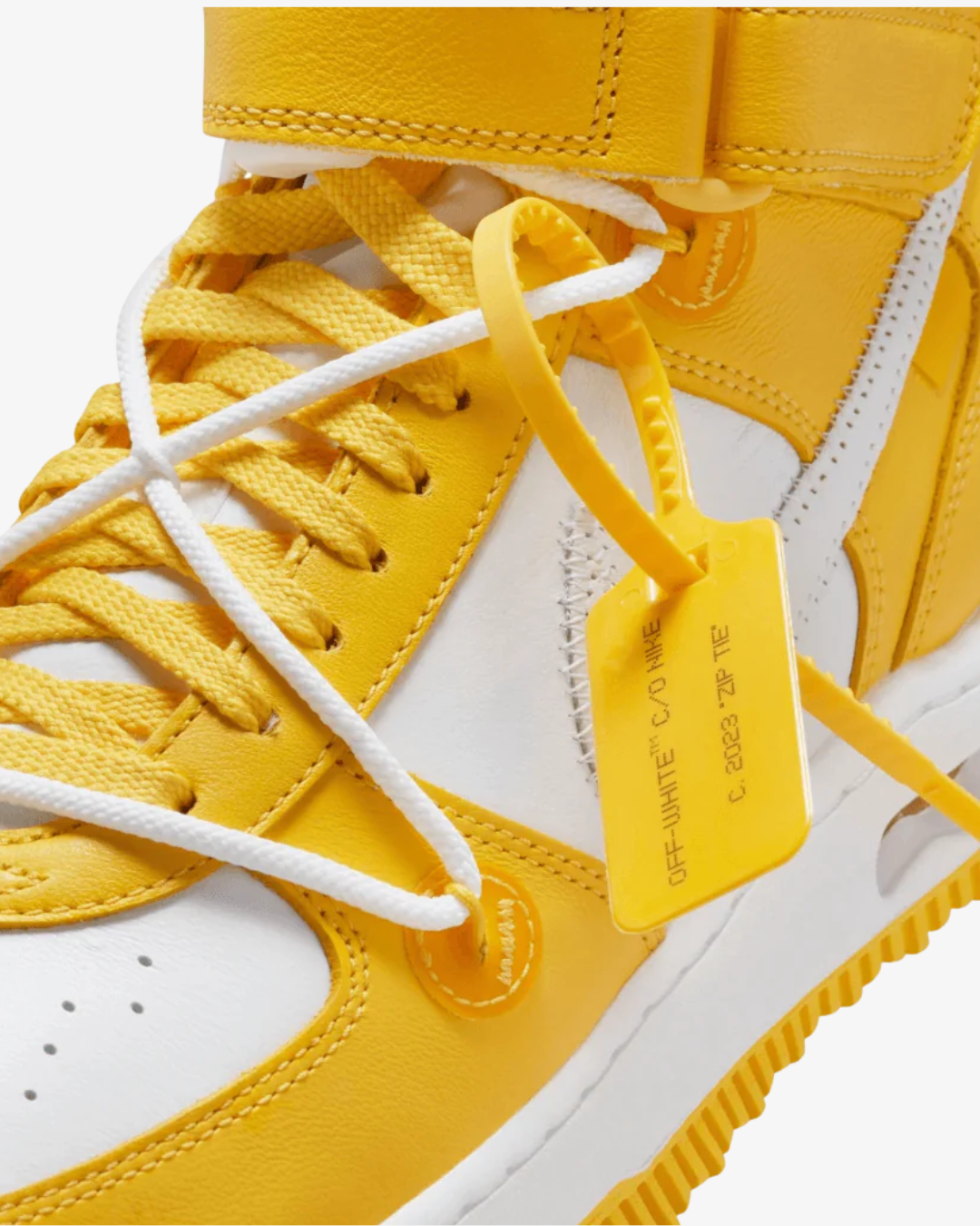 Nike  Air Force 1 Mid SP Off-White Varsity Maize