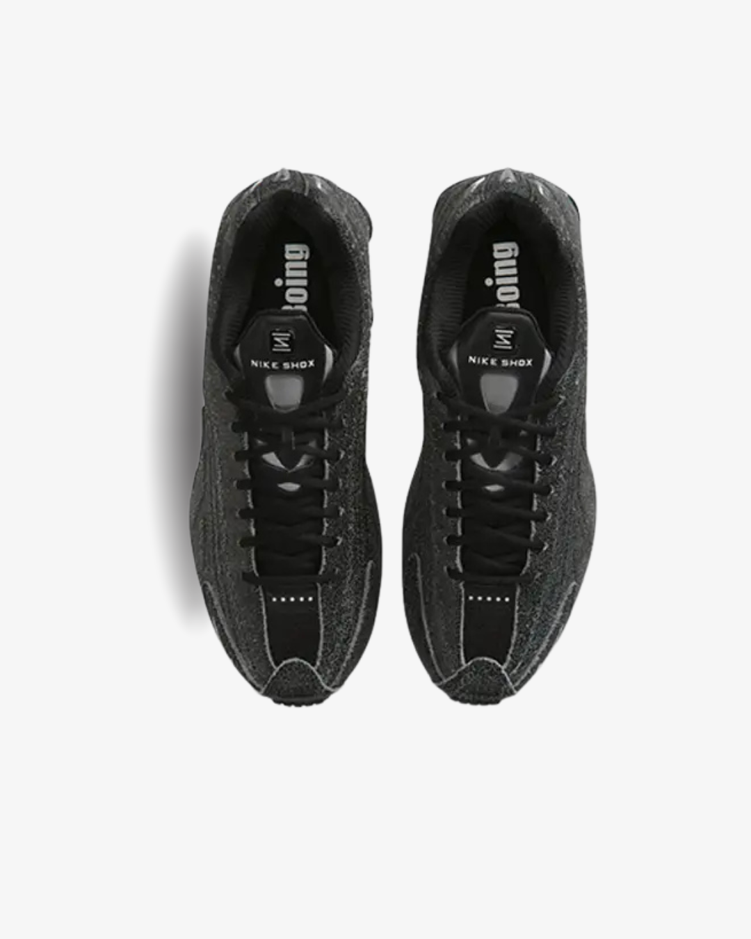 Nike Shox R4 'Black Distressed Leather'