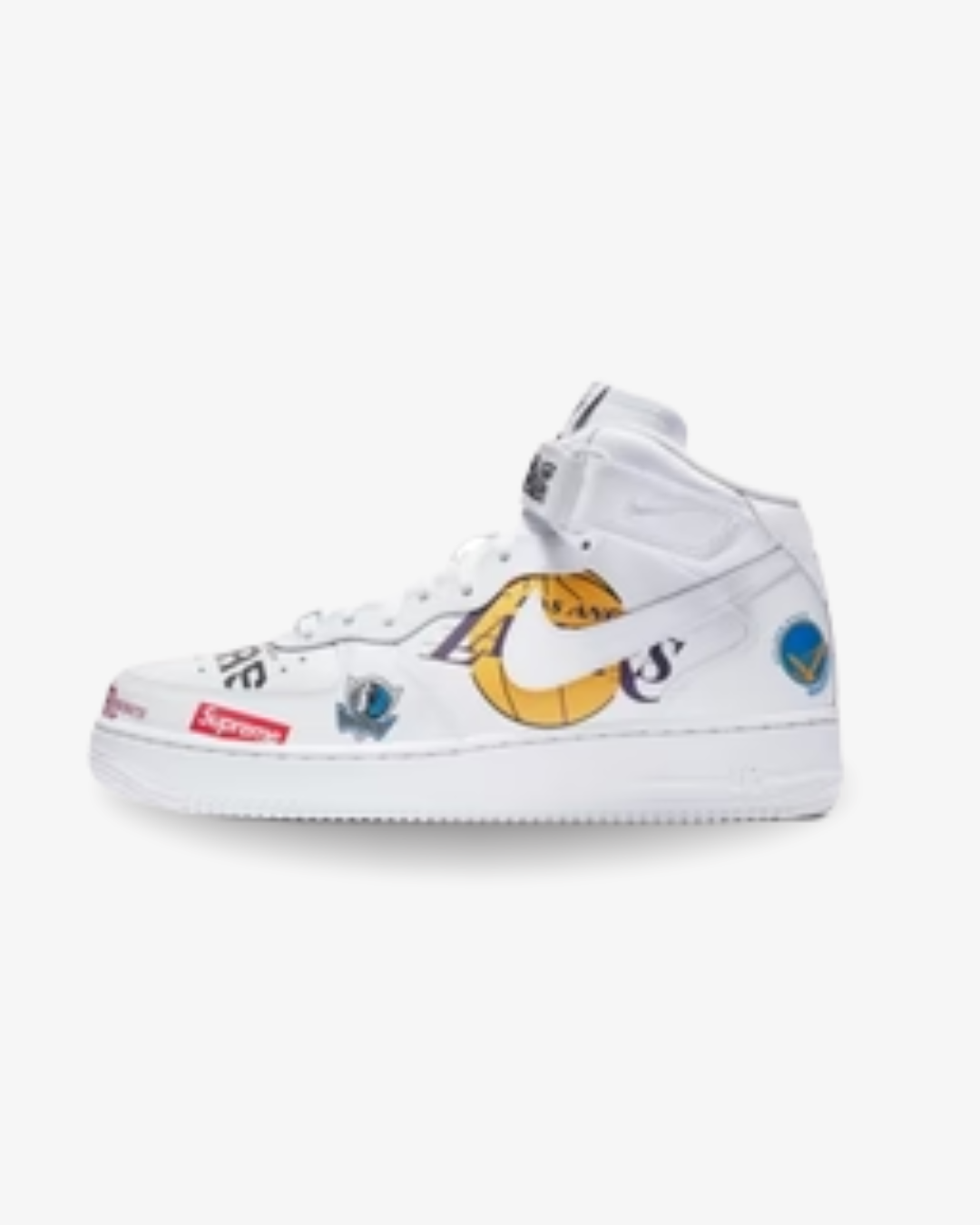 Nike  Air Force 1 Mid Supreme NBA White
