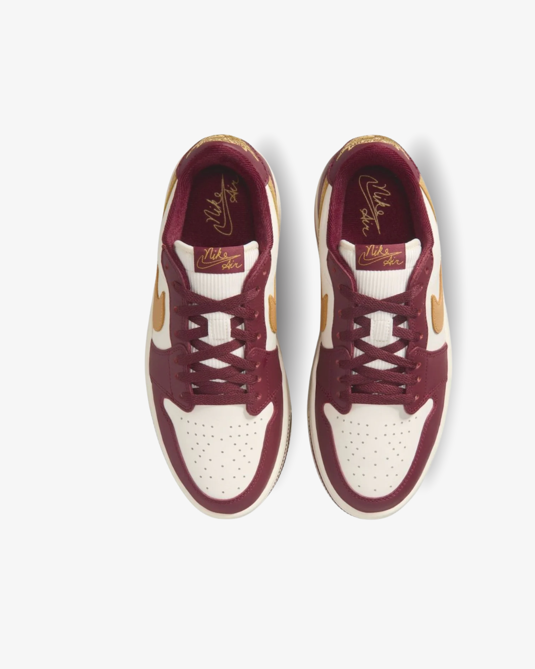 Nike Jordan 1 Low Triple Stack Team Red Pale Ivory (Women's)