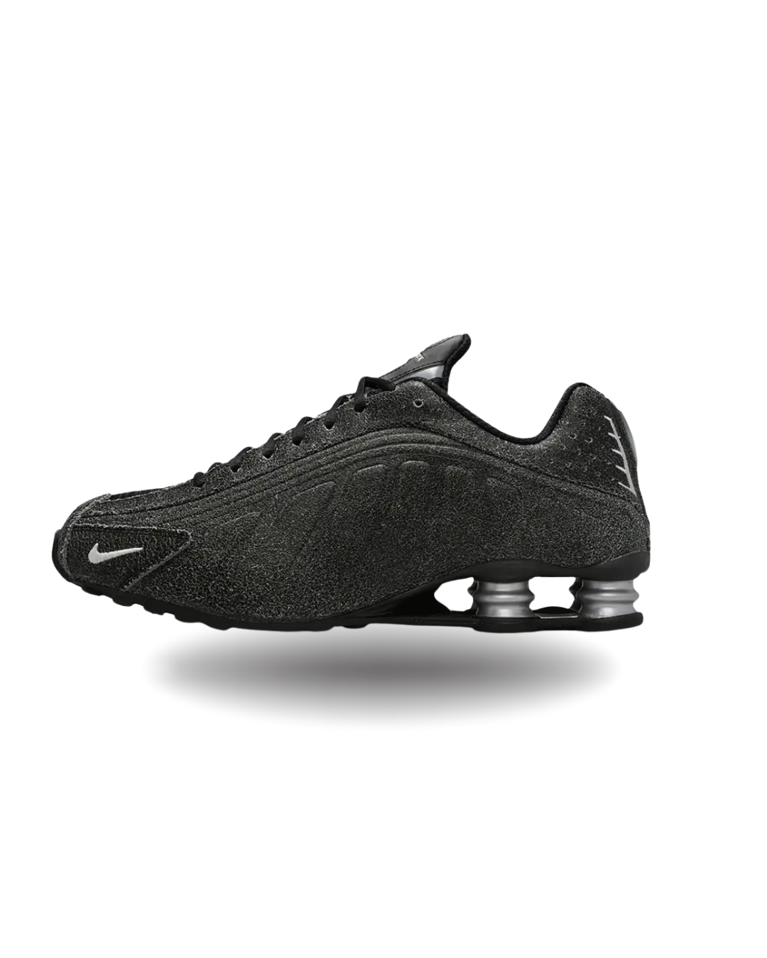 Nike Shox R4 'Black Distressed Leather'