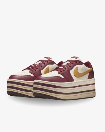 Nike Jordan 1 Low Triple Stack Team Red Pale Ivory (Women's)