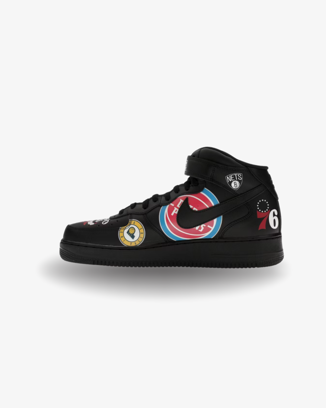 Nike Air Force 1 Mid Supreme NBA Black