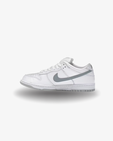 Nike SB Dunk Low Supreme 94 White Metallic Silve