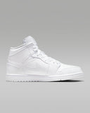 Tenis Nike Jordan 1 Mid Triple White