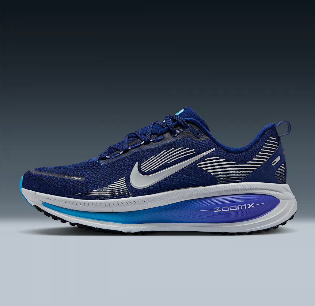 Vomero 18 Blue Void Metallic Silver