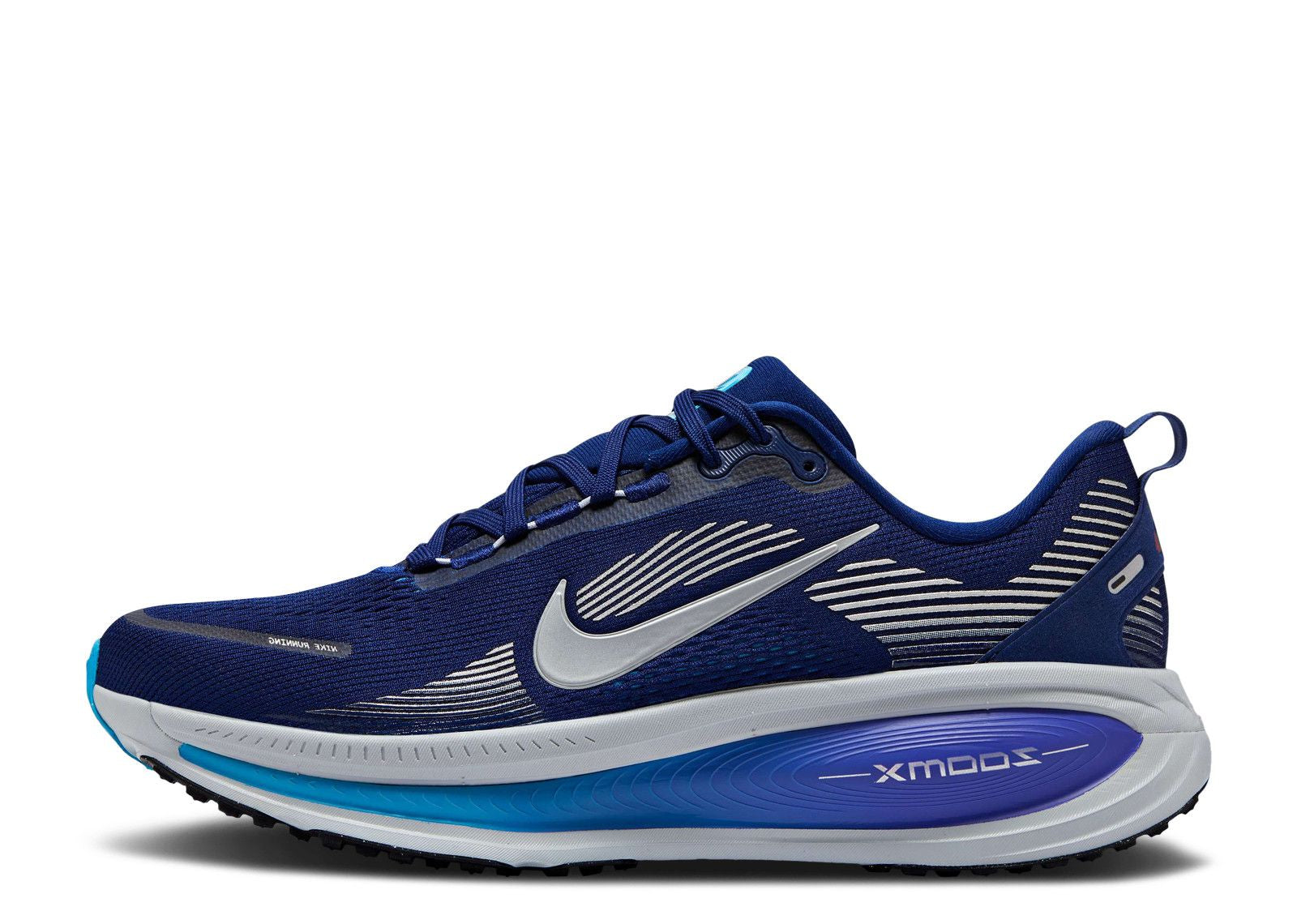 Vomero 18 Blue Void Metallic Silver