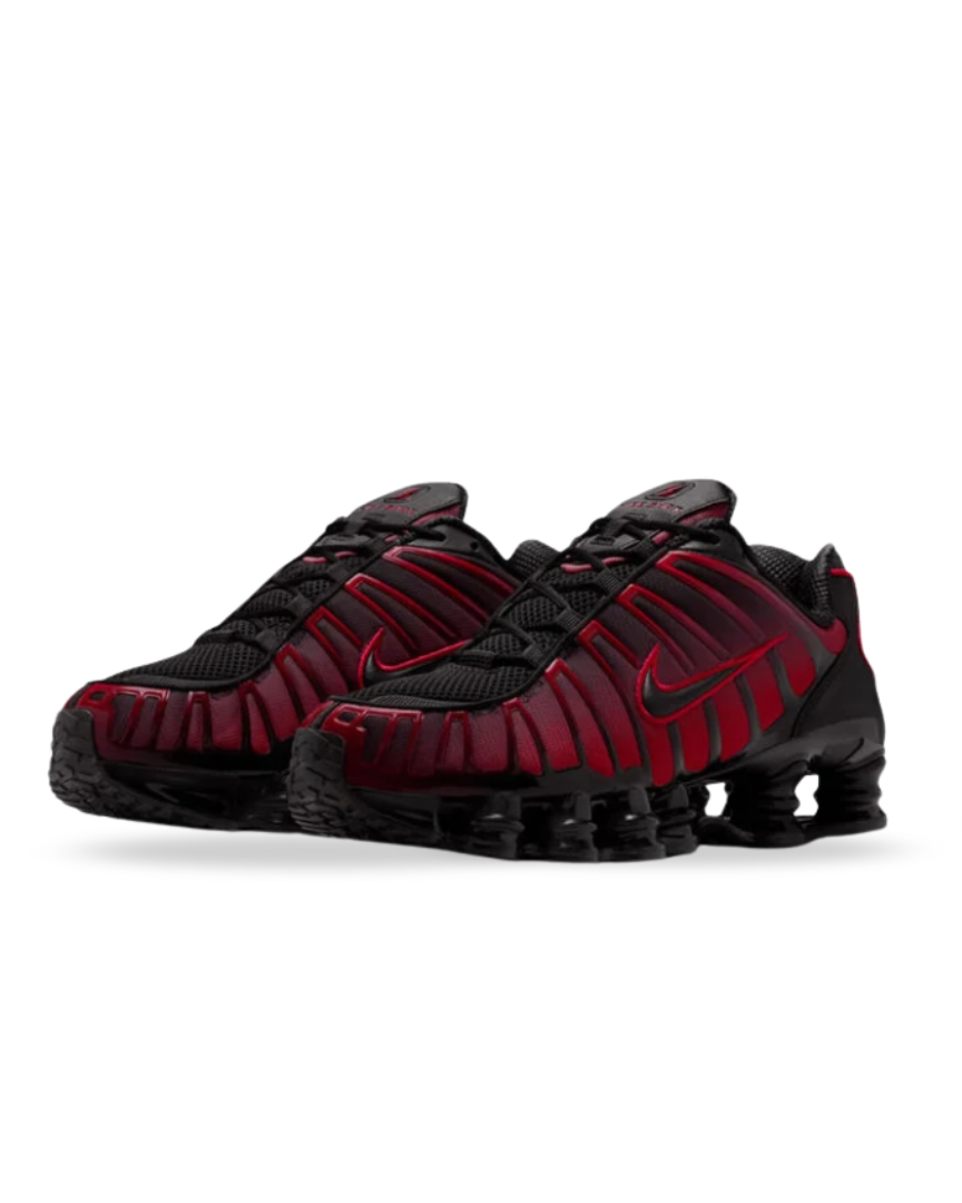 Shox TL Black University Red Gradient