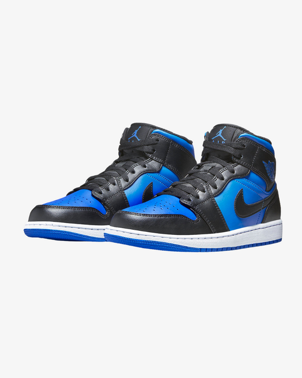 Nike Jordan 1 Mid Black Royal Blue