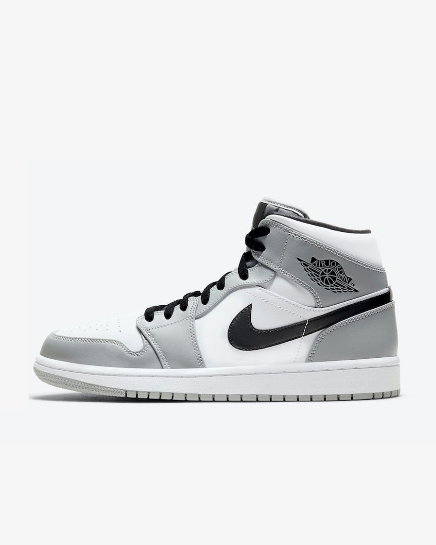 Tenis Nike Jordan 1 Mid Light Smoke Grey Letkicks
