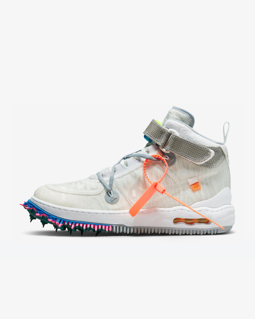 Tenis Nike Air Force 1 Mid Off-White White