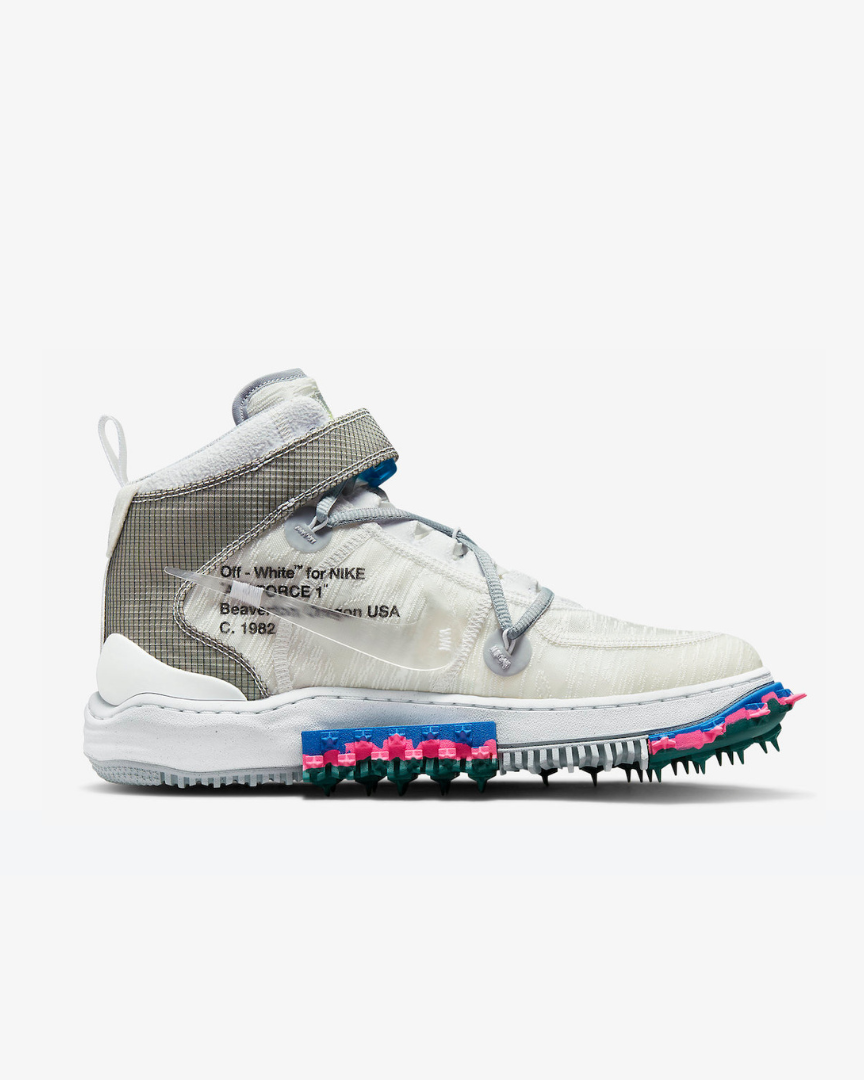 Tenis Nike Air Force 1 Mid Off-White White
