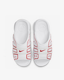 Sandalias Nike Air More Uptempo White University Red