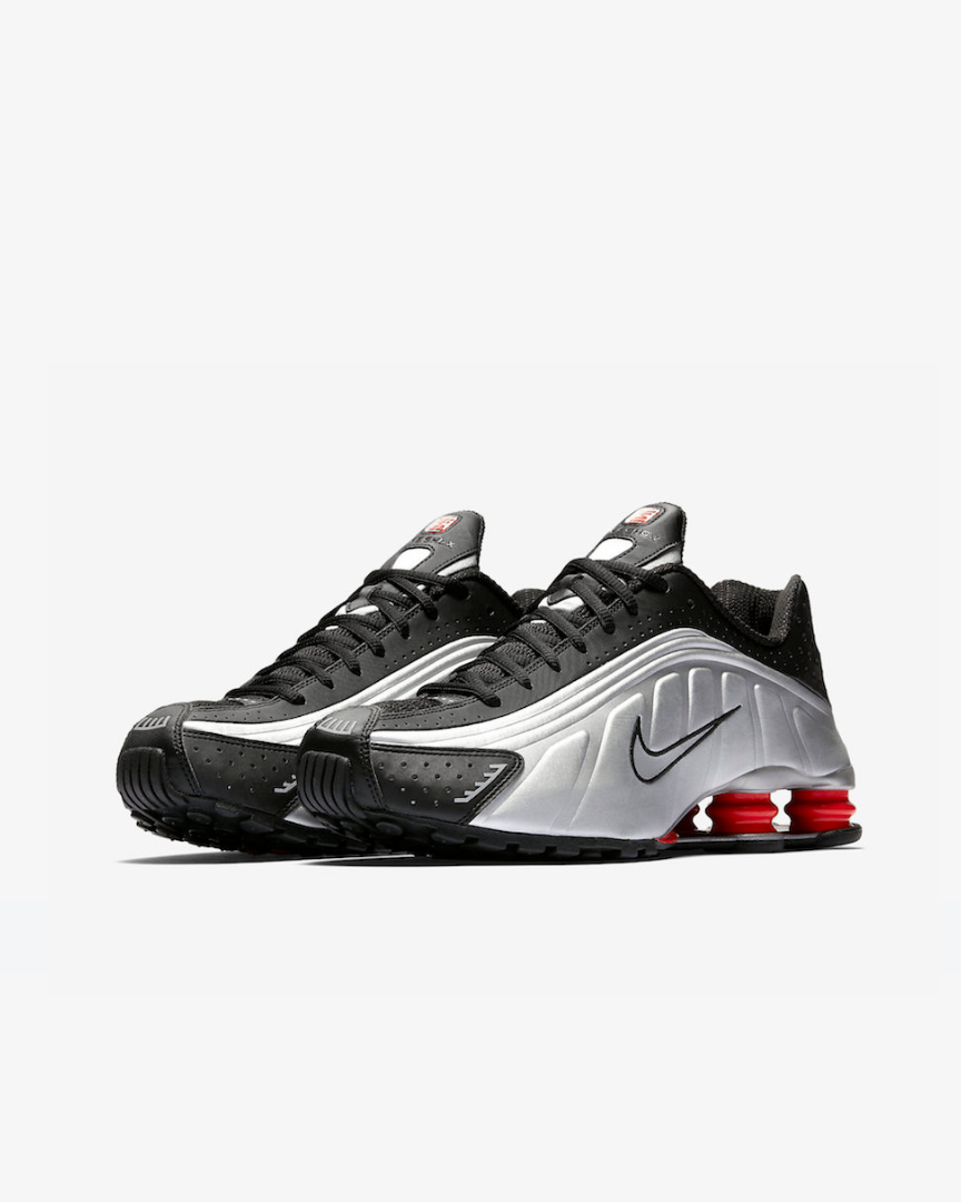 Tenis Nike Shox R4 Black Metallic Silver