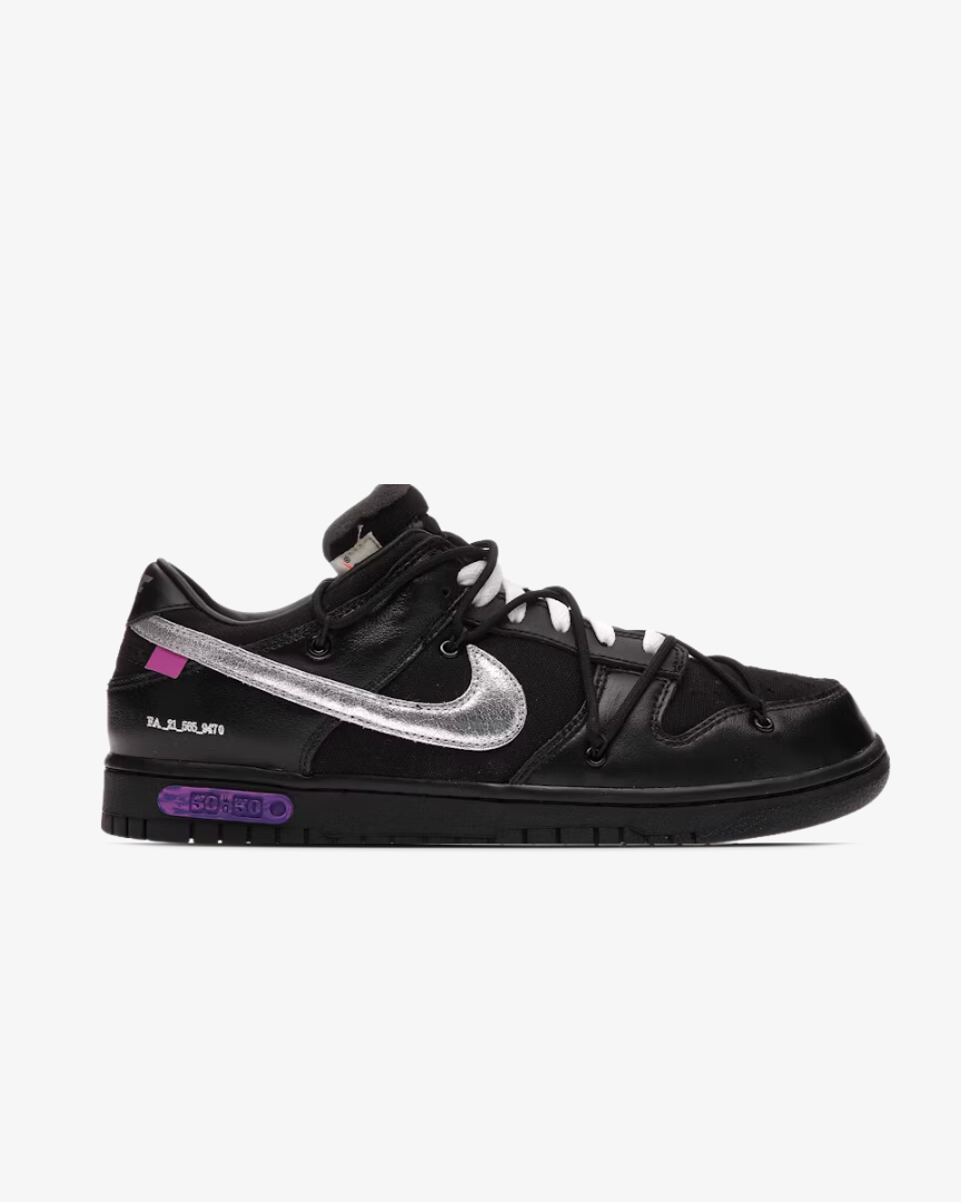 Tenis Nike Off White X Dunk Low Lot 50 Of 50