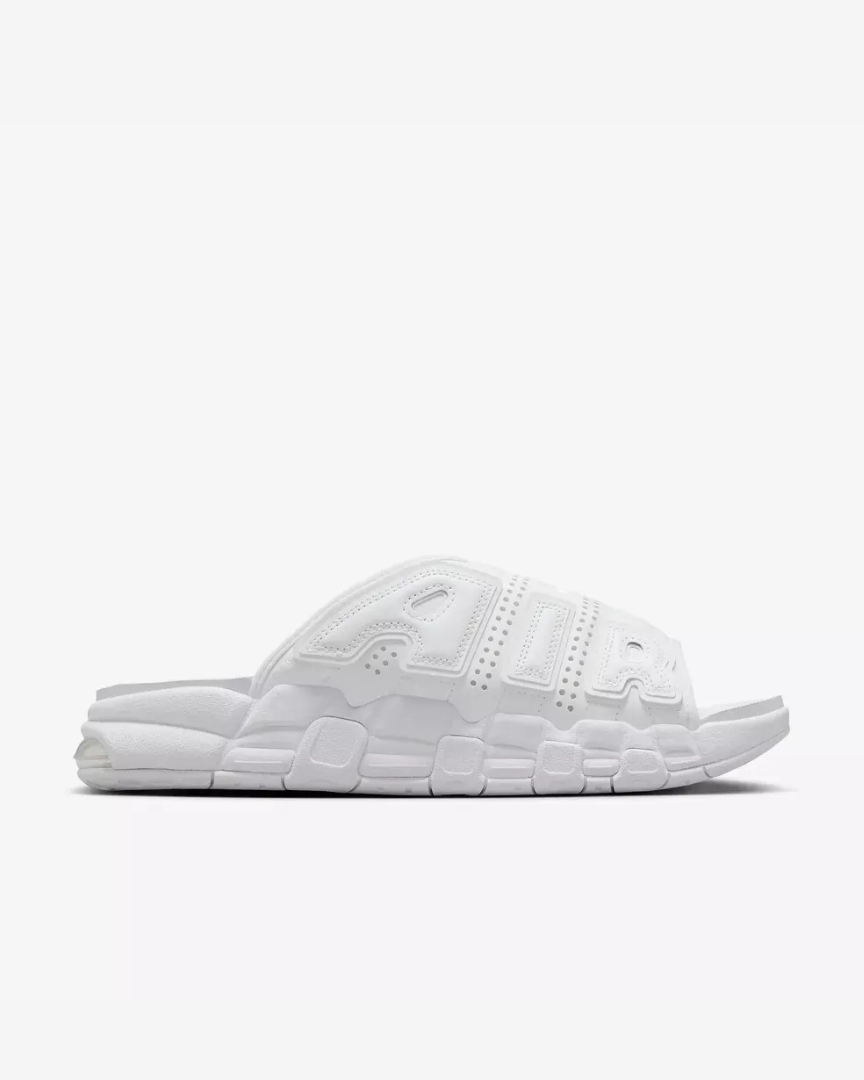Sandalias Nike Air More Uptempo Triple White