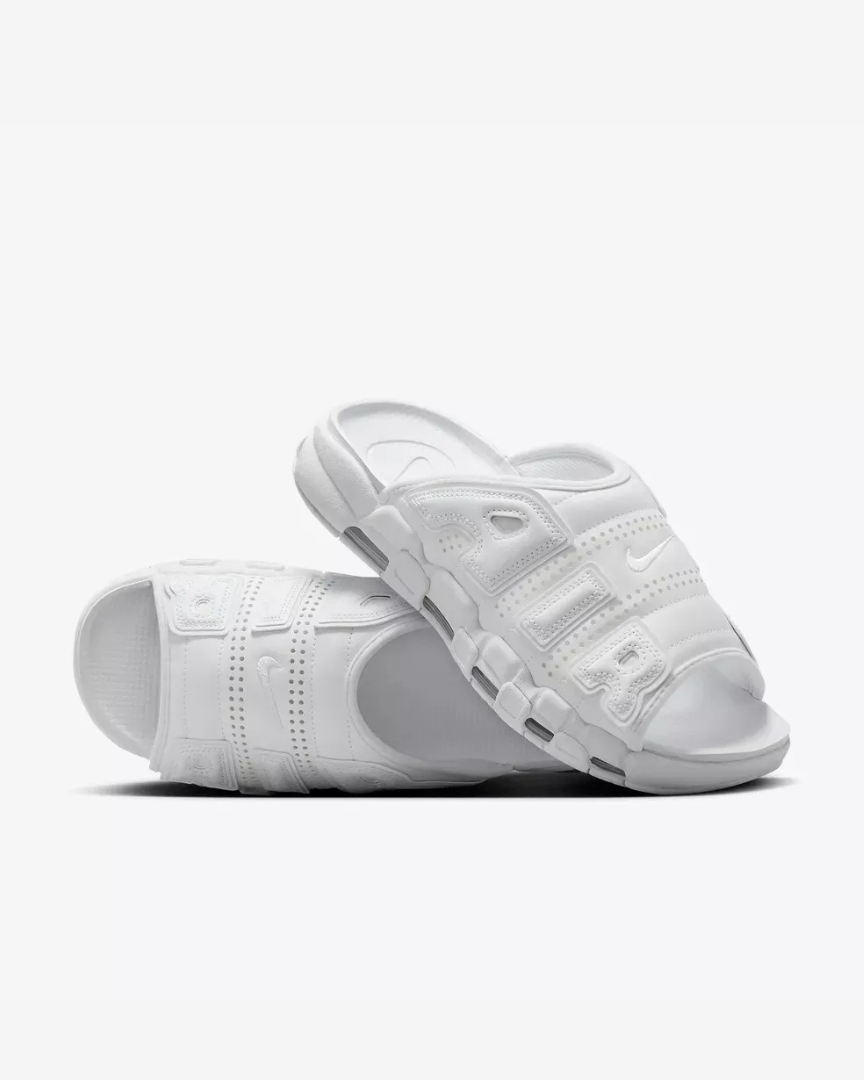 Sandalias Nike Air More Uptempo Triple White