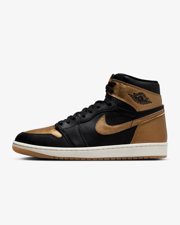 Tenis Nike Jordan 1 Retro High OG Black Metallic Gold