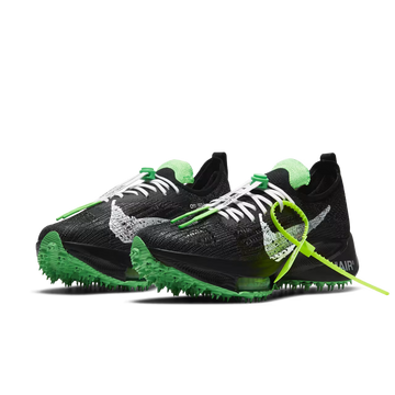 Nike Air Zoom Tempo Next% Flyknit Off-White Black Scream Green