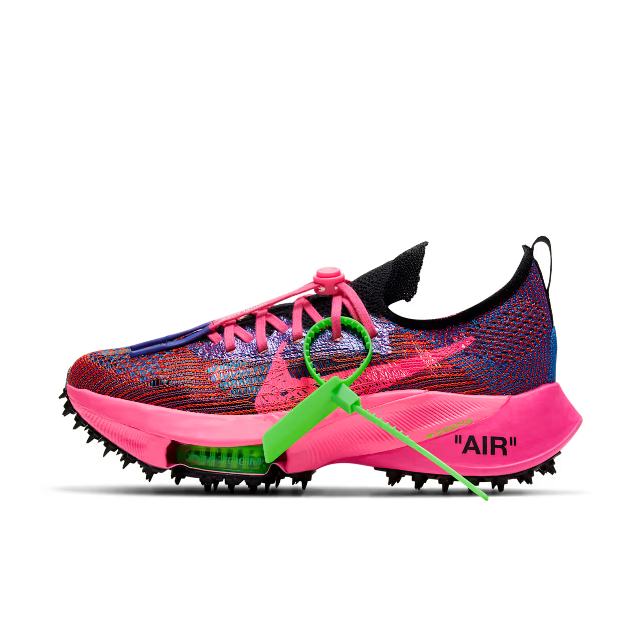 Nike Air Zoom Tempo Next% Flyknit Off-White Racer Blue Pink Glow