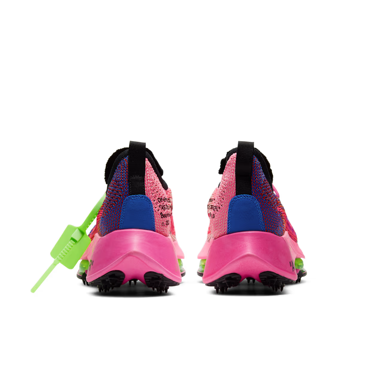 Nike Air Zoom Tempo Next% Flyknit Off-White Racer Blue Pink Glow