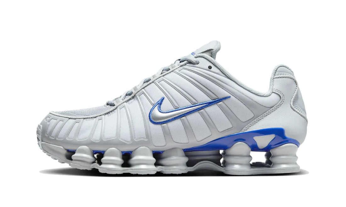 Tenis Nike Shox TL Wolf Grey Metallic Silver Blue