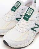 Tenis New Balance 990v4 MiUSA White Green