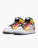 Tenis Nike Jordan 1 Mid Multi-Color Canvas