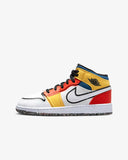 Tenis Nike Jordan 1 Mid Multi-Color Canvas
