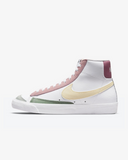 Tenis Nike Blazer Mid 77 White Pink Green Yellow