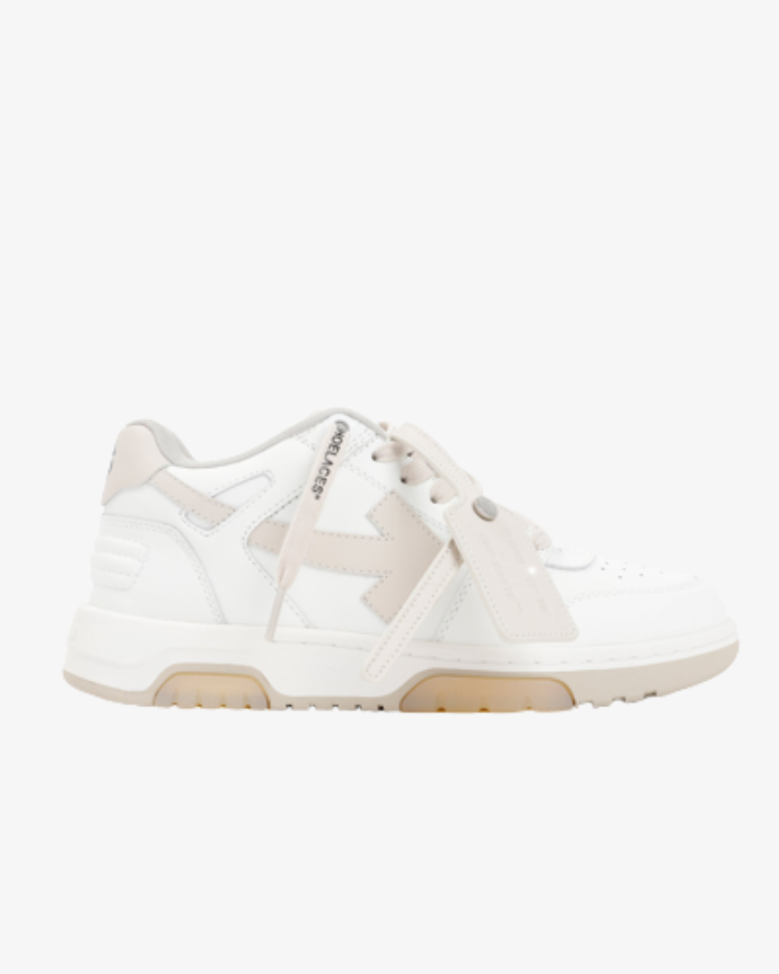 OFF-WHITE Out Of Office "OOO" Low Nude White