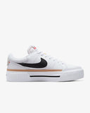 Tenis Nike Court Legacy Lift White Black