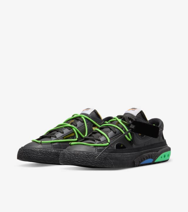 Tenis Nike Blazer Low  Off-White Black Electro Green